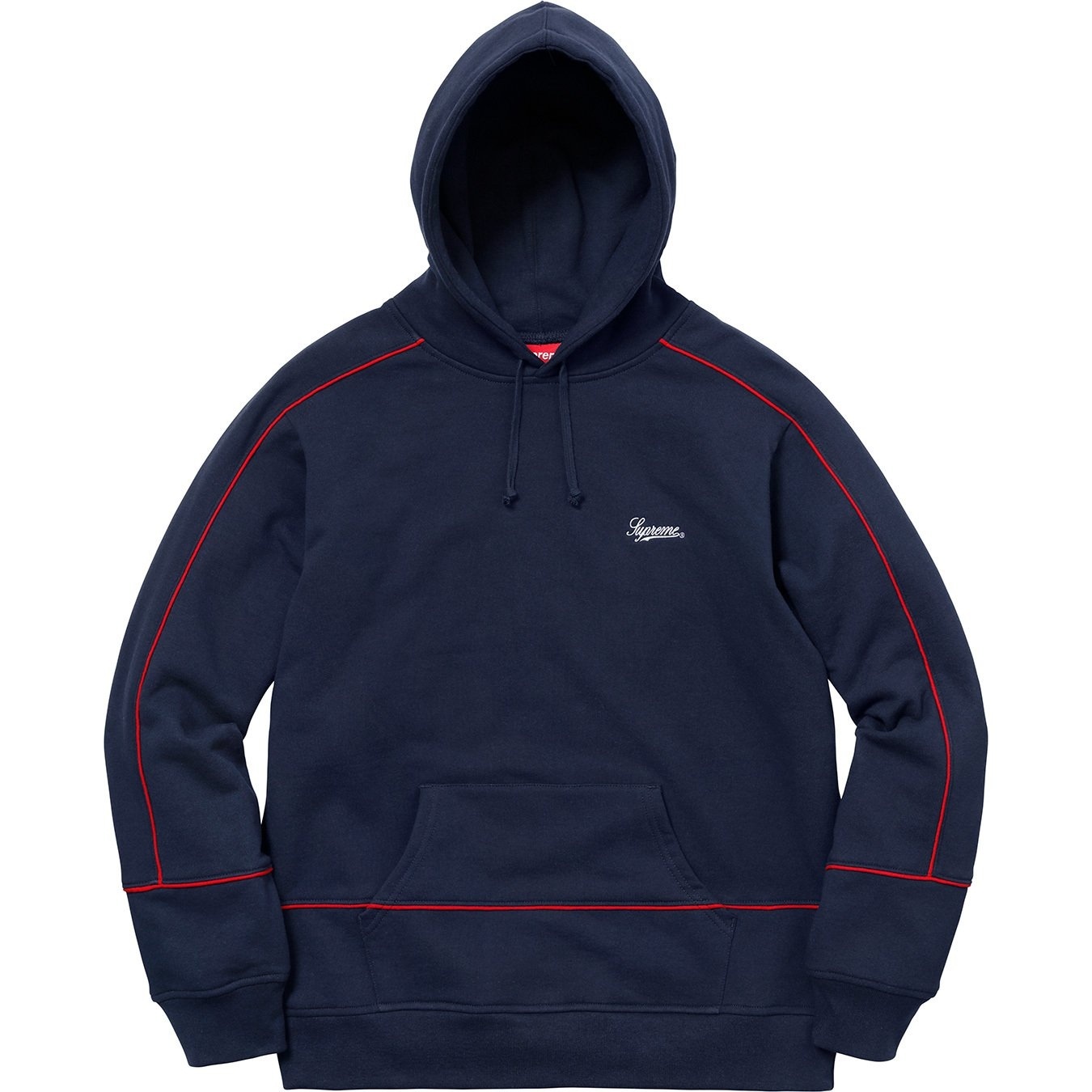Piping Hooded Sweatshirt view 3